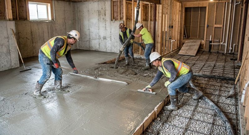 Basement Concrete Installation in Westminster, CO