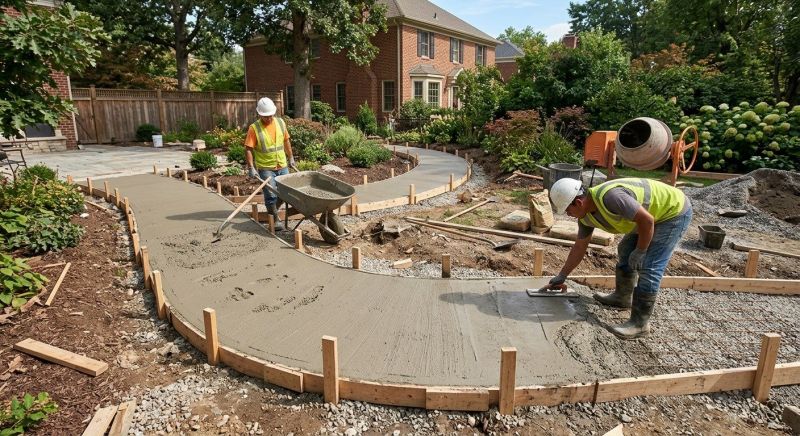Cement Walkway Installation in Westminster, CO