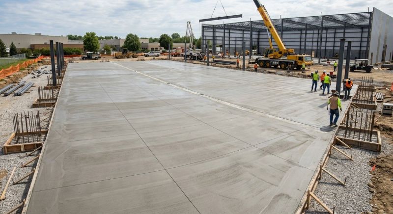 Commercial Slab Installation in Golden, CO