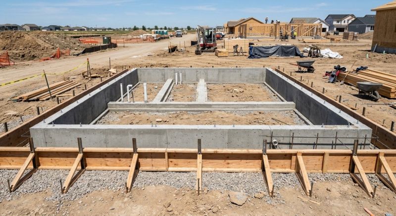 Concrete Foundation Installation in Boulder, CO
