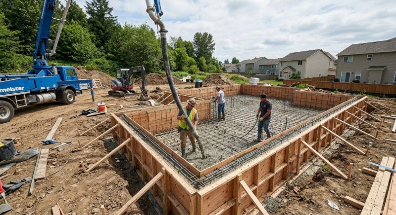 Concrete Foundation Installation in Denver, CO