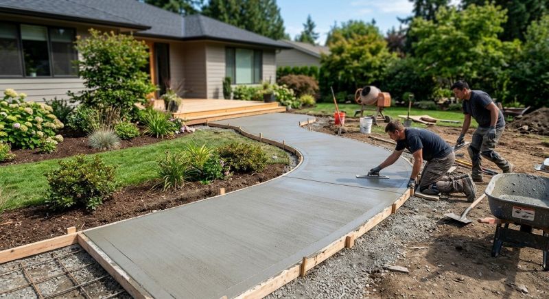 Concrete Path Installation in Westminster, CO