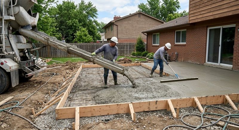 Concrete Patio Pouring in Westminster, CO