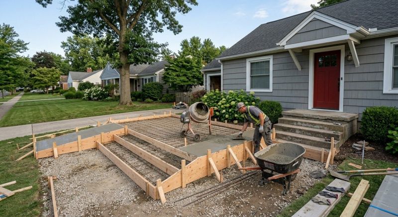 Concrete Porch Installation in Aurora, CO