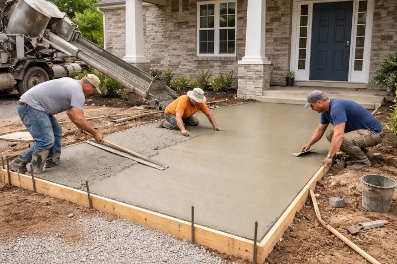 Concrete Porch Installation in Broomfield, CO