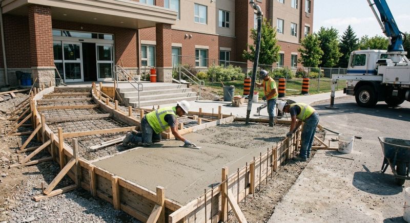 Concrete Ramp Installation in Aurora, CO