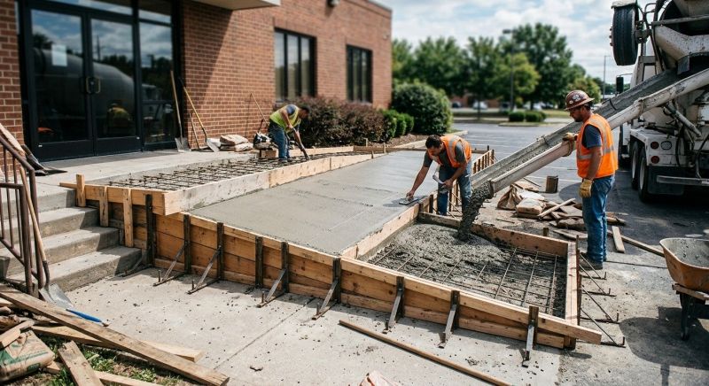Concrete Ramp Installation in Golden, CO