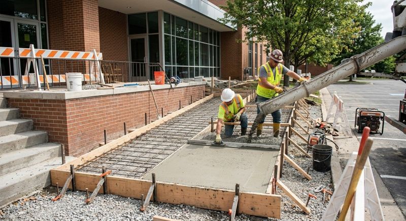 Concrete Ramp Installation in Longmont, CO