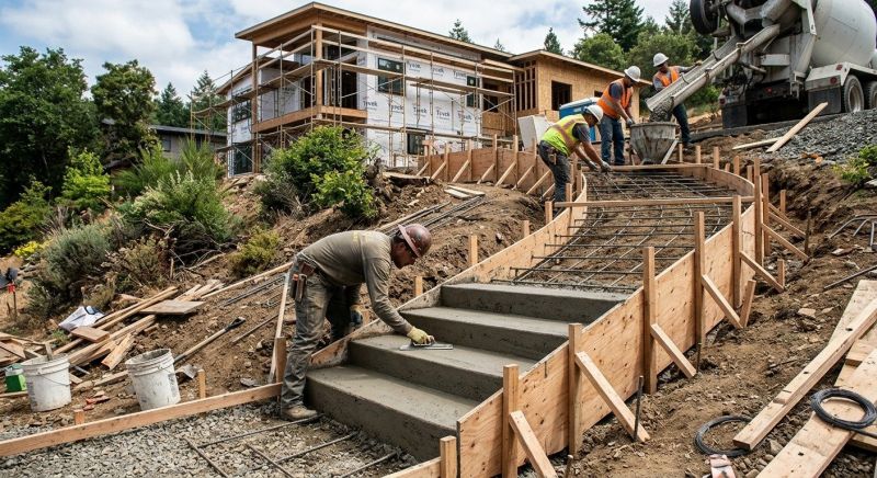 Concrete Stairs Construction in Boulder, CO