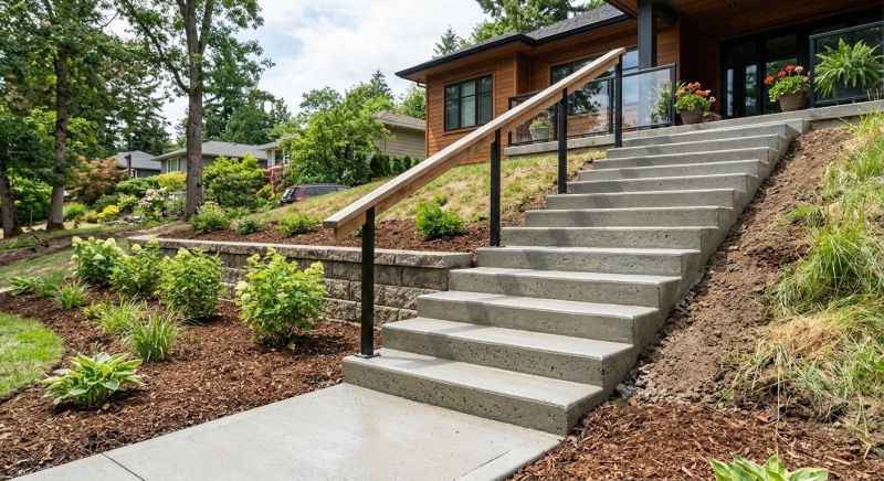 Concrete Stairs Construction in Lafayette, CO