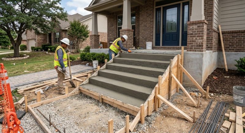 Concrete Stairs Installation in Arvada, CO