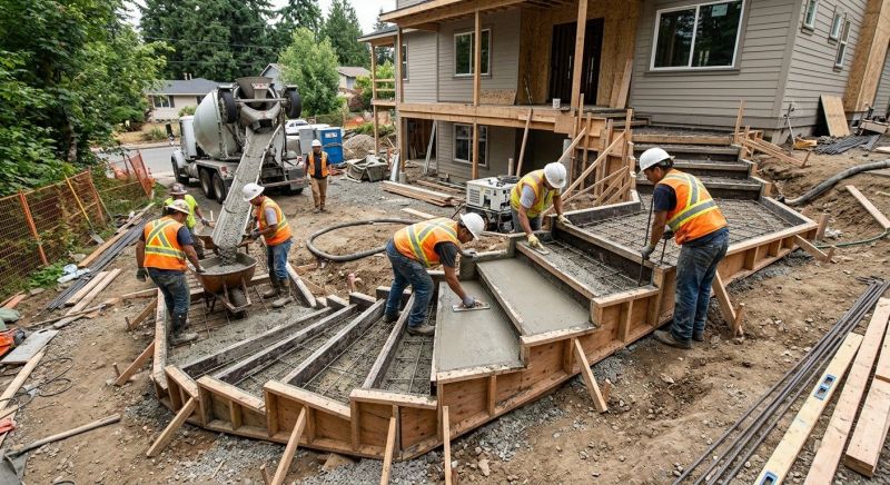 Concrete Stairs Installation in Boulder, CO