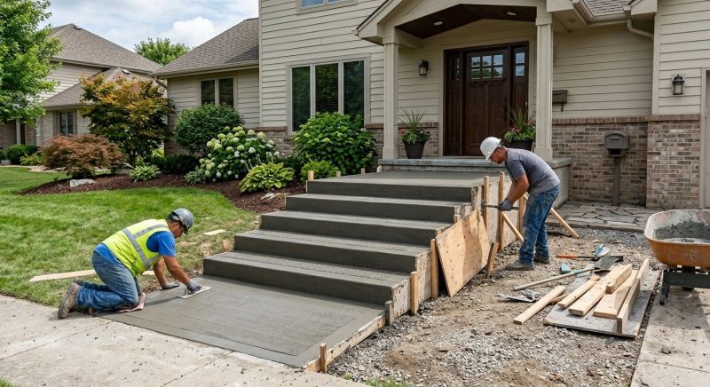 Concrete Stairs Installation in Commerce City, CO