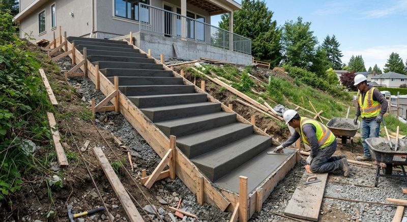 Concrete Stairs Installation in Englewood, CO