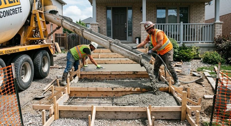 Concrete Steps Pouring in Westminster, CO