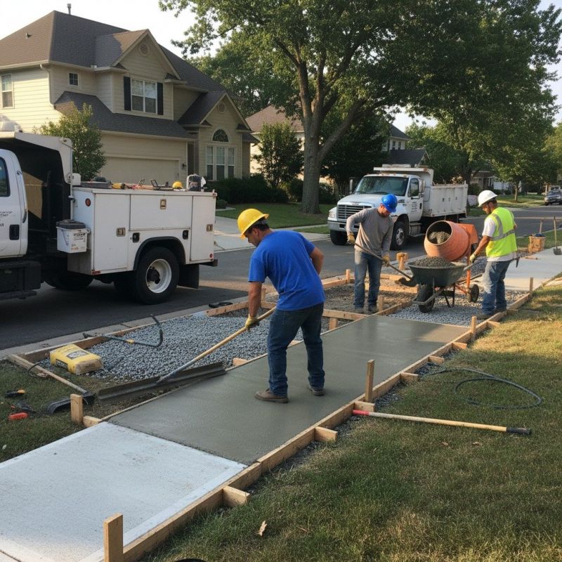 Concrete Walkway Installation in Brighton, CO