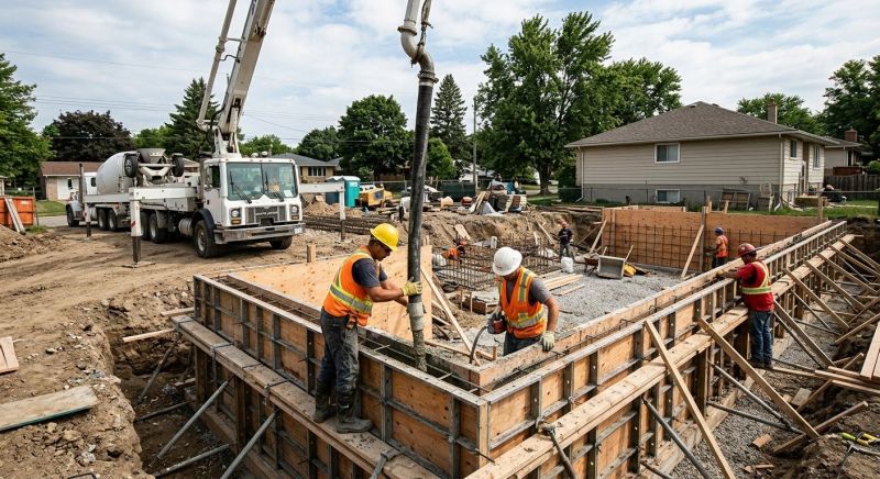 Foundation Wall Pouring in Westminster, CO