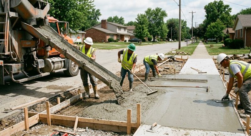 Sidewalk Construction in Firestone, CO