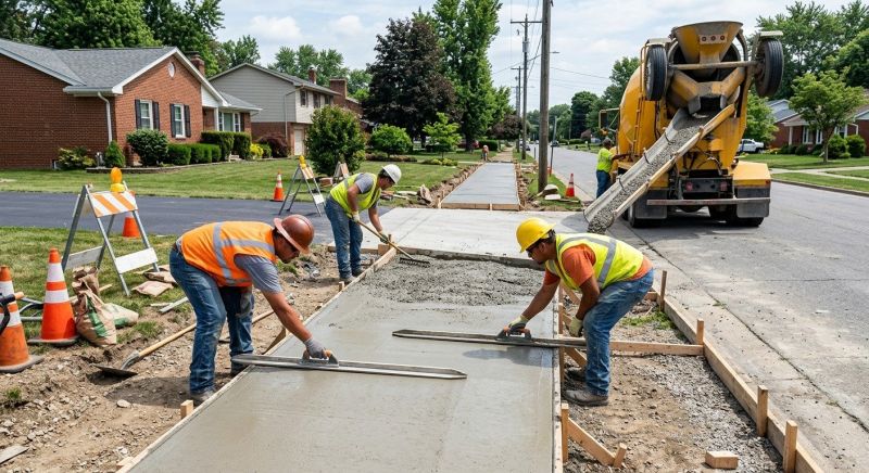 Walkway Pouring in Westminster, CO
